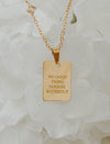 Necklace: No Good Thing Does He Withhold