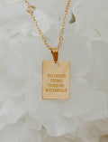 Necklace: No Good Thing Does He Withhold
