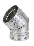 Amerivent 3in 45° Double-Wall Adjustable Gas Vent Elbow Pipe 3E45HD **NEW**