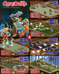 Ogre Battle SNES Video Game Cartridge Super Nintendo 1995