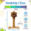 Honey Bone Dental Flower Tower - Indestructible Nylon Dog Chew Toy XL | USA