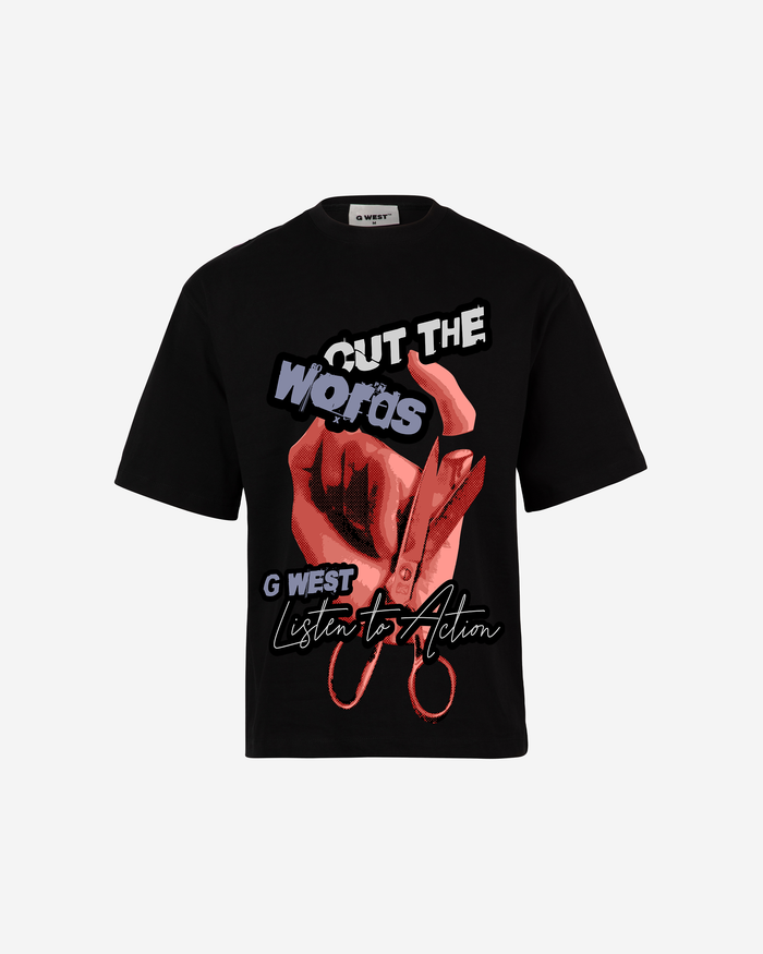 G WEST ACTION OVERSIZED T-Shirt Mens