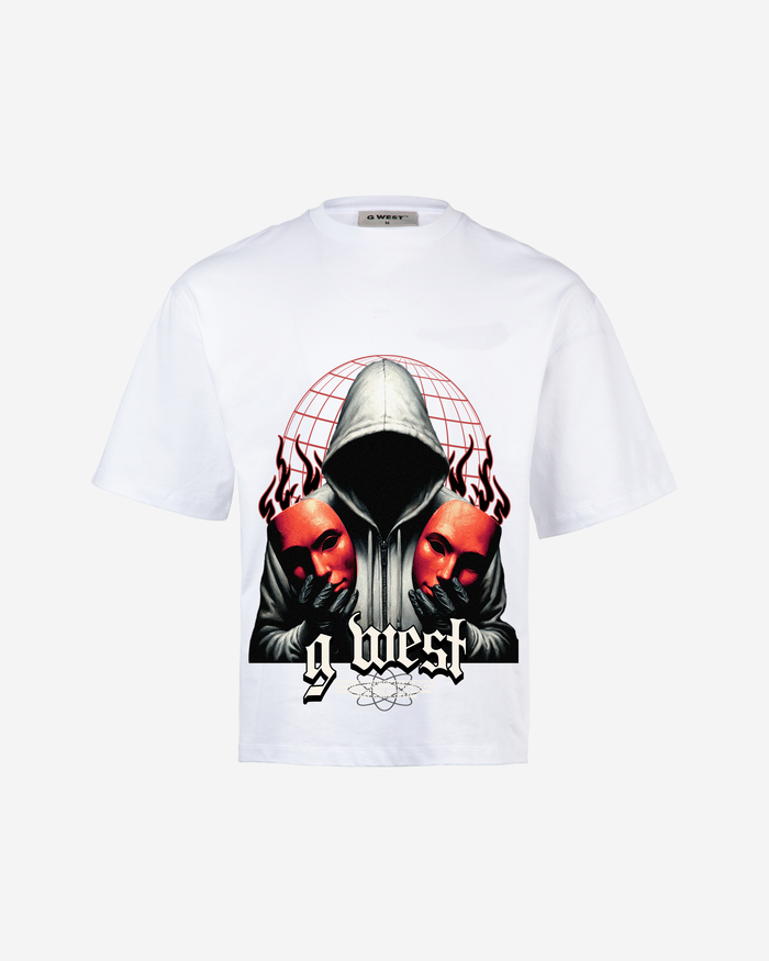 G WEST DOUBLE FACED OVERSIZED T-Shirt Mens
