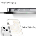 White Marble Series Case - iPhone 13 Mini