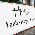 Faith, Hope, Love Faith Wall Art