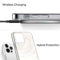White Marble Series Case - iPhone 13 Pro