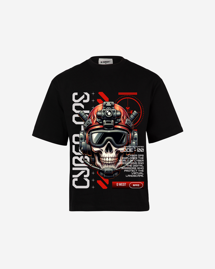 G WEST CYBER OVERSIZED T-Shirt Mens