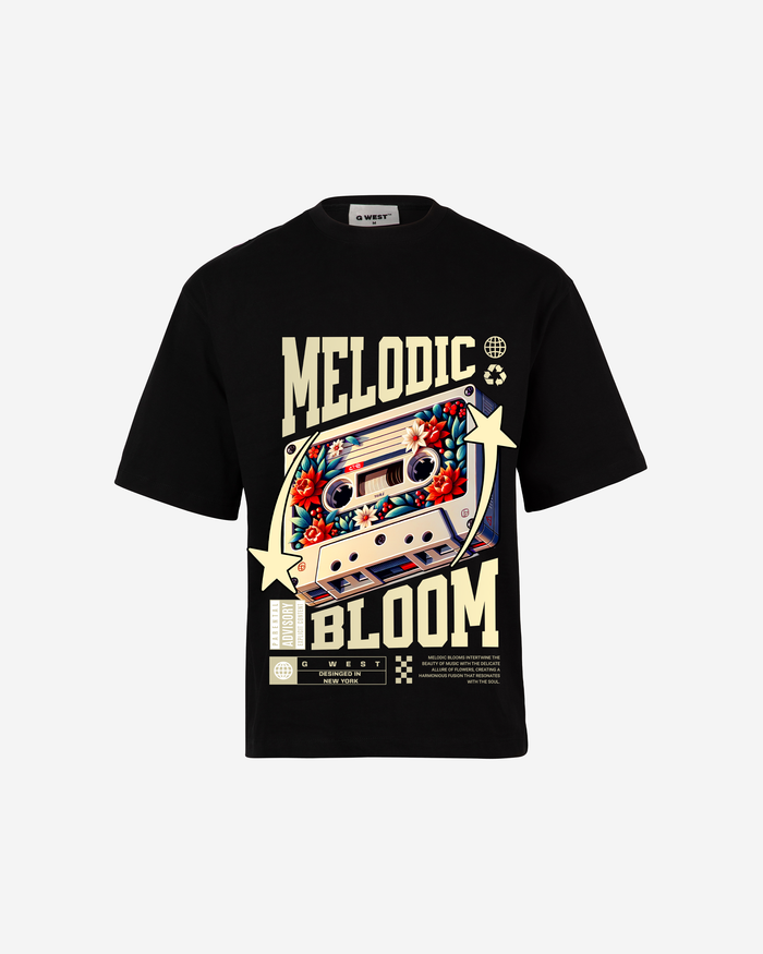 G WEST MELODIC BLOOM OVERSIZED T-Shirt Mens