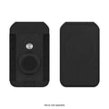 iPhone Black Leather Wallet Case with AirTag Holder & Stand - MagSafe | Indy Series