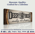 Deer And Beer Make Me Happy Hunting Sign II