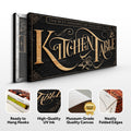 Kitchen Table Sign