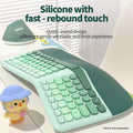 Wireless Keyboard & Mouse Combo - 85-Key RGB Keyboard