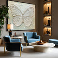 White Butterfly Wall Art
