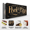Personalized Pool & Patio Sign II