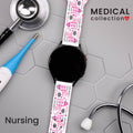 Nursing HD  Watchband for Samsung, Garmin, Fossil, and More for Samsung, Garmin, Fossil, and More