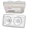 FLLIK EZ Pass Holder Windshield Clear Strong Suction Cups 1 Pack