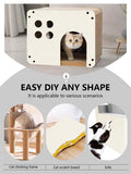 SEPAZON Anti Cat Scratch Couch Protector Adhesive Pad Offwhite 78.7x15.8In