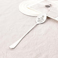 MXXGMYJ Funny Coffee Spoon I Love You Gift Silver for Men Couples Xmas