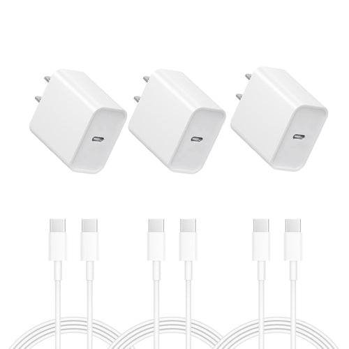 16 15 Charger: Fast Charging - Usb C Charger - I Phone 17 16 Charging With 3 Pac