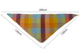 Wander Agio Women Shawl Winter Wrap Cashmere Plaid Scarf Yellow Blue Pink 6