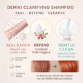 BestBy07/27 DEMIKI Japanese Keratin Shampoo Oily Hair Rose 450ml Pink