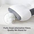 PainEase Neck Shoulder Massage Pillow Ergonomic Support White 19x29 Inch 1pc