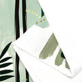 Torich Mid Century Boho Geometric Waterproof Shower Curtain 69x72 Green 12pc