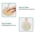UKJENT Cotton Trivet Mats 4 Pcs Heat Resistant Pot Holders 7" & 9" Multi Color