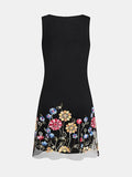 CUPSHE Women Floral Embroidered Summer Dress