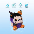CAIYUEGG Halloween Monster Plush Purple Demon Witch Pumpkin 10 inch
