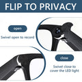 Camera Cover Smart Glasses, Rotating Camera Lens Shu