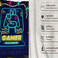 Textattr20 Flannel Gaming Throw Blanket Soft Fleece 50x60 Inches Mt-01