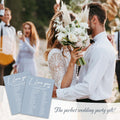 MBYHP I Love You Bridal Shower Game Cards 30 Pcs Blue Wedding Party