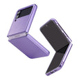 for Samsung Galaxy Z Flip 4 Mganetic Case Purple Full Cover Hard PC Ultra-Thin A