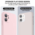 11 Case, Upgraded Liquid Silicone With [Flat Edges] [Camera Protection] [Soft An