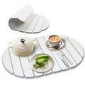 SANYCASA Stone Dish Drying Mat Non-Slip Diatomaceous Earth White 23.6x15.4"