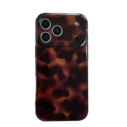 17 Pro Case For Women, Fashion Fall Tortoise Shell Phone Case, Classic Soft Tpu