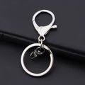 Biyrly Stainless Steel Round Keyrings 1.5-25mm Silver 10 Pack