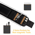 Magnetic Wristband for Holding Screws, Nails & Tools, Strong Magnets, Red