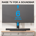 Universal Swivel TV Stand Table Top 32-65 inch TV Height Adjustable Heavy Duty