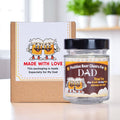 SOLMAY Funny Beer Cheers Gift Jar with 60 Uplifting Messages for Dad 0.5