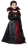 DNQCOS Girls Gothic Vampire Vampiress Dress Costume Black Size 4-6 Years