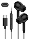 Wired Earbuds with Mic – Type C Earphones for iPhone 17/16/15, Samsung Galaxy S2