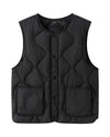 Balabala Kids Heated Puffer Vest Windproof Sleeveless Coat Black Size 13-14Y
