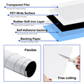 JINGZHAN Self Adhesive Magnetic Sheet 12x17 White 2 Pack Dry Erase Board