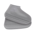 Unisex Silicone Waterproof Shoe Covers Slip-Resistant Large Grey Size L