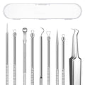 Remover Comedone Extractor Kit 5 Piece — Professional Stainless Steel Pimple & A