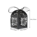 BESTOYARD Halloween Hollow Die-Cut Candy Boxes Black 8.27x4.53in 50pcs
