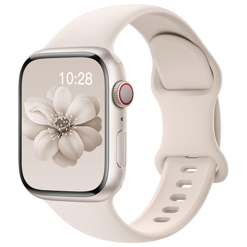 Watch Sport Silicone Band — Waterproof Soft Replacement Strap for Series 1-9, SE