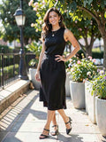 Alfani Faux-Wrap Skirt - Deep Black, Size 6